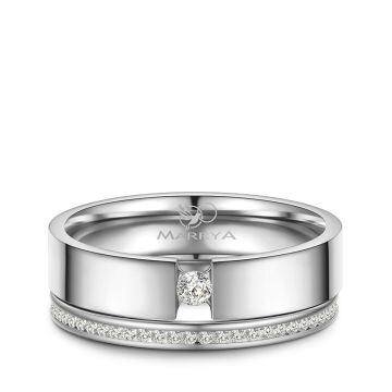 Eheringe Partnerringe Memoire Edelstahl Set Marrya ES-E43