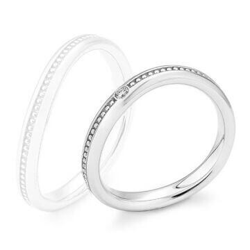 Partnerringe Silber 925 Lab-Grown Diamant Breuning 44-980270/28