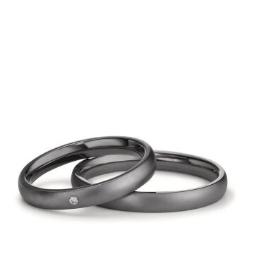 Trauringe Partnerringe Tantal Brillant TeNo 597532-1