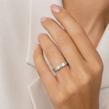 Verlobungsring Silber 925 mit Zirkonia Modell RZ00012