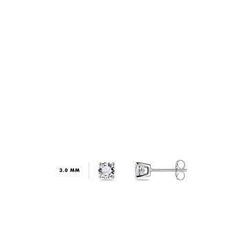 Ohrstecker Silber 925 Lab-Grown Gisser Jewels EL1021/3