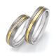 Trauringe Surfing Colors Titan & Gelbgold Ruesch 14/20010