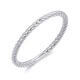 Kordelring Silber 925 rhodiniert Gisser R432