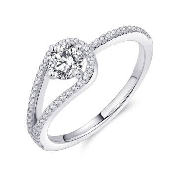 Ring Silber 925 Zirkonia Gisser R418