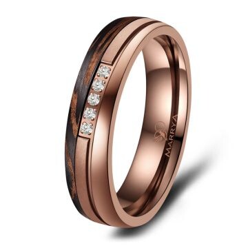 Eheringe Partnerringe Carbon Bronce Design Marrya CB-01