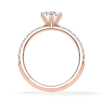 Hollywood Ring Radiant Rotgold Rubin 1886