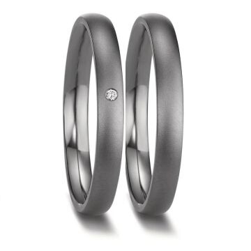 Trauringe Partnerringe Tantal Brillant TeNo 597532-1