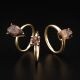 Goldring mit Rauchquarz in Oval-Form Breuning 42/300060