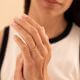 Stapelring Zirkonia Silber 925 Gisser R066YO an Hand