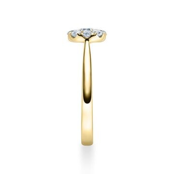 Verlobungsring Solitär Illusion Gelbgold Rubin RU-1593