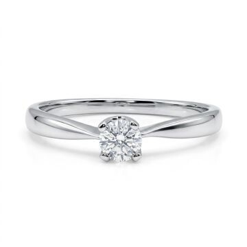 Verlobungsring Solitär Silber 925 Zirkonia – RZ00010