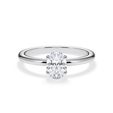Verlobungsring Weißgold 750/- zus. 0,540 ct, LAB - e, vs2 & tw, vs - RU-1902-29