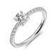 Pavé Ring Silber 925 Zirkonia Weiß Gisser R468