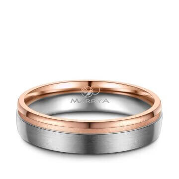 Trauring Partnerring Titan Roségold Marrya TI-39