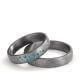 Eheringe aus Tantal Diamant Blau TeNo 59183