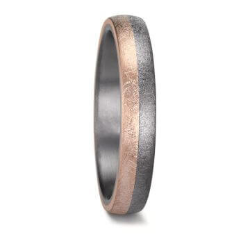 Eheringe Tantal Roségold 585 Brillant TeNo 59757