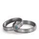 Eheringe aus Tantal Diamant Blau TeNo 59182