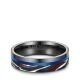 Herrenring Black Titanium Blue Ocean Marrya BT-14