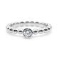 Verlobungsring Solitär Kugelring Silber 925 Zirkonia – RZ00013