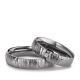 Trauringe aus Tantal mattiert Brillant TeNo 597535-6