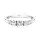 Verlobungsring 5 Diamonds Weißgold 585 Brillant 0,60 ct – Dettinger 27200