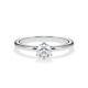 Verlobungsring Hollywood Weißgold 750 Lab Brillant 0,5 ct – Rubin RU-1888