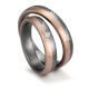 Eheringe Tantal Roségold 585 Brillant TeNo 59757