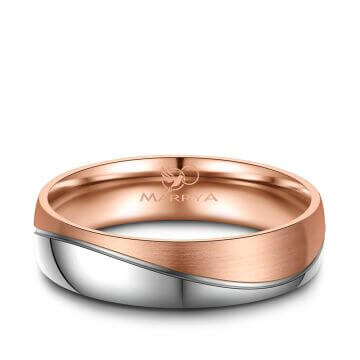 Partnerring Ehering Titan Rosé Marrya TI-38