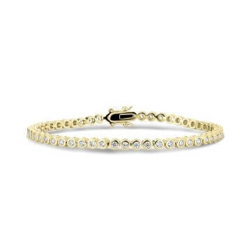 Tennisarmband Silber 925 vergoldet Gisser TR2Y