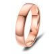 Partnerringe Trauring Edelstahl Rosé mit Herz Marrya ES-31