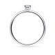 Solitär Ring Silber 925 Baguette Zirkonia Gisser R417