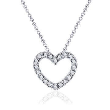 Kette Herz-Anhänger Silber Gisser N1024